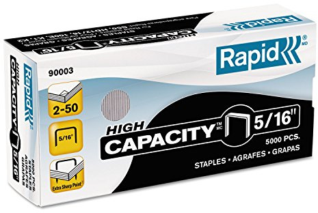 Rapid High Capacity Staples, 5/16-Inch, 5,000 Per Box (90003)