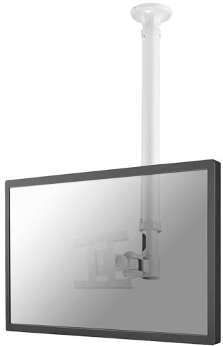 NewStar FPMA-C100WHITE - Soporte de techo para TV, color blanco