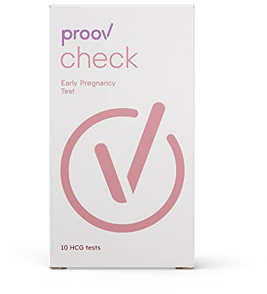Proov Check Early Pregnancy Test | At Home Pregnancy Detection for Women with 99% Accurate Results | 10 HCG Test Strips | Works Well with Ovulation and Fertility Hormone Tests