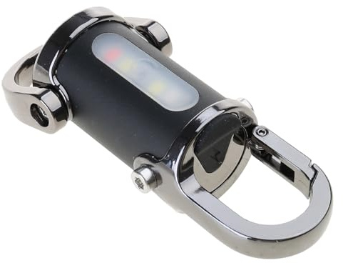YUPEIUKLI Lampe de Travail LED Portable Porte-clés Pendentif Lampe de Poche Rechargeable USB Porte-clés pour Camping Accessoire de Poche