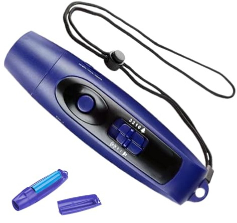 Silbato de mano, silbato electrónico | Whistling Gadget Multi-usos Handheld Ajustable 3 Diferentes fuertes - Silbato eléctrico de alto volumen USB recargable con cordón y luz para acampar al aire libr
