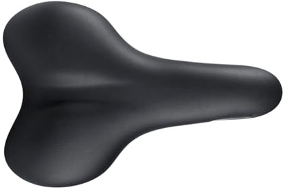 Selle San Marco BIOAKTIVE Trekking – Fahrradsattel für E-Bike, Trekking & City, Softfeel Bezug, Aluminiumgestell – Größe S1, Schwarz