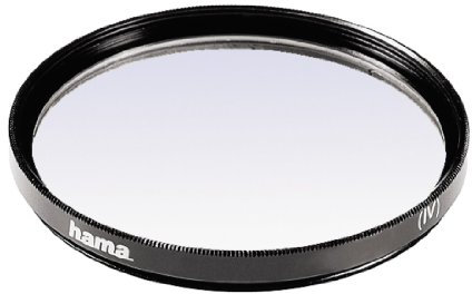 Hama Filtre UV (Anti-UV Et Protection, Compensation 2X, Traitement Antireflet, pour Objectifs D'appareils Photo 62 Mm, O-Haze, Traité) Noir