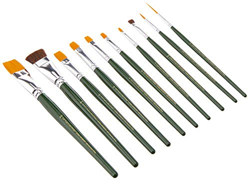 FolkArt One Stroke One Stroke Brush Set, 1059 (10-Pack), Original Version