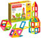 Magformers My First 30-Piece Magnetic Construction Set In Bright Solid Colours. Helps with Maths Learning and Makes Fun 3D Models, Multicolor