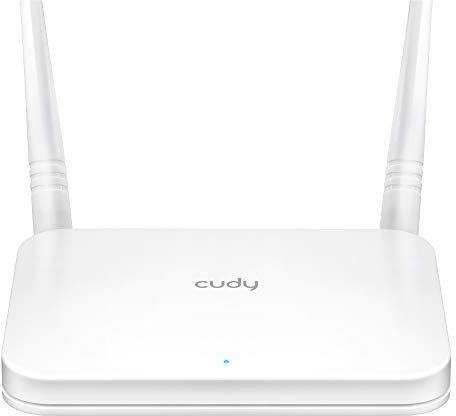 Cudy WR300 WiFi Router inalámbrico, 300 Mbps de Velocidad WiFi, Antenas de 5 dBi, fácil de Usar, 2 Puertos LAN de 10/100 Mbps, 1 Puerto WAN de 10/100 Mbps