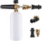 Stone Banks Snow Foam Lance Cannon Bottle for Karcher K Series K2K3K4K5K6K7 and 1/4'' Quick Connect Pressure Washer Gun, 1L Foam Cannon Adjustable Soap Sprayer Dispensor for Car Washing & Vehicle