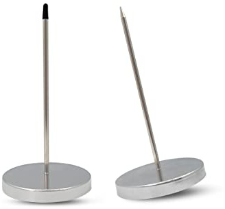 2 Pcs Desk Receipt Holder - Bill Fork Ticket Spike, Restaurant Check Spindle, Memo Holder