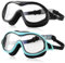 Lunettes de Natation, 2 Pièces Lunettes de Plongée, Lunette Piscine Réglables pour Hommes et Femmes, Lunette Natation Adulte Anti-Buée, Lunette Piscine étanches, pour Natation, Snorkeling, Plongée