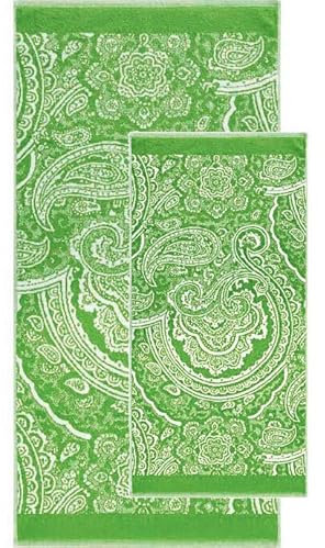 Bassetti Granfoulard Gesichtstuch und Bidet Handtuch Set aus Baumwolljacquard, Baumwollschwamm 550 GSM, Gästehandtuch 50x100cm Gästehandtuch 40x60cm Mergellina V1