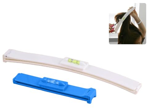 Herramientas de corte de cabello, capas de bricolaje y kit de corte con clips, recortadora de pelo de extremo dividido, clip de corte de pelo para el hogar para flequillo, capas, puntas abiertas, guía