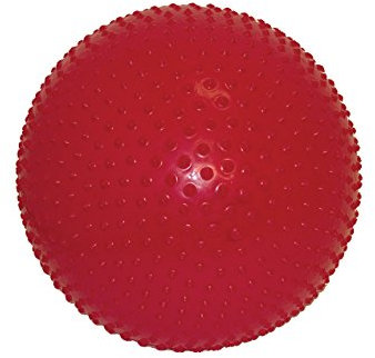 CanDo Gymnastikball mit NOPPEN/Sitzball/Motorikball - SENSI-Ball - rot, 100 cm