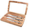Furi Pro Acacia Knife Set 3 pc, Beautiful Acacia Wood Gift Box with Three Premium Knives for a Superior Cutting Performance, Stainless Steel Blades, Ergonomic Reverse-Wedge, Anti-Fatigue Handle
