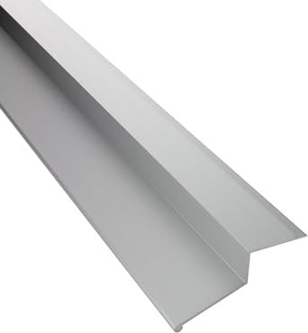 Alu Balkon Terrasse Abdeckprofil mit Abtropfkante Profil silber L300cm