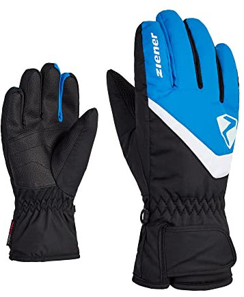 Ziener Kinder LORIKO Ski-Handschuhe/Wintersport | wasserdicht atmungsaktiv, persian blue, 7
