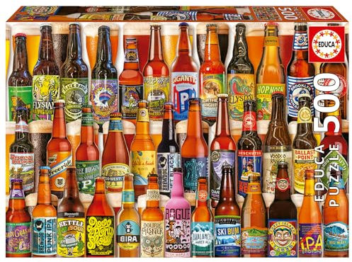 Educa 19610 500 Craft Beers, Varied