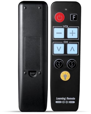 Télécommande TV Universelle à Grands Boutons pour Seniors avec rétroéclairage, Télécommande TV Universelle - Simple et Facile à Utiliser