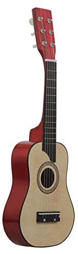 Niniang 25 Pouces Guitare Acoustique Tilleul 6 Cordes Petite Mini Guitare avec Cordes de Guitare pour Enfants Enfants Cadeau DéButant