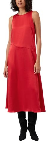 s.Oliver dam 2173092 maxi satin klänning ärmlös