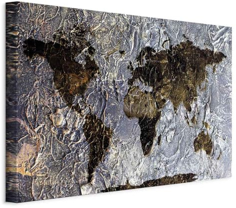 murando - Quadro Acustico Fattura 60x40 cm 1 Pezzo - Stampa su Tela Schiuma Acustica - Quadri Fonoassorbenti Decorativi Moderni - Protezione dai Rumori Camera da Letto - Terra k-A-10008-b-a