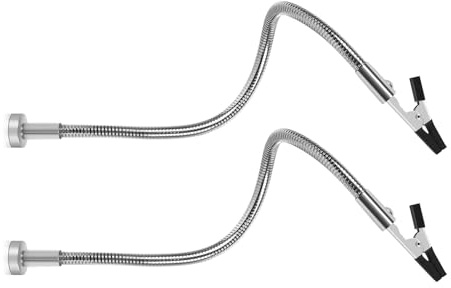 2/4 abrazaderas de placa de circuito electrónico, herramienta de soldadura de tercera mano, soporte de PCB, brazo de cuello de cisne flexible, accesorios técnicos de reparación de manos
