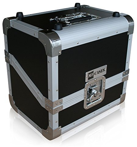 Maletín para 80 LPs – Funda de vinilo – Discos – con cierre de mariposa DJ