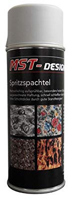 Spritzspachtel I 1 Spraydose 400 ml I Sprühspachtel Füller Grundierung I Spray Putty grey I Flüssige Spachtelmasse