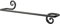 RTZEN Farmehouse Bathroom Towel Holder - Wrought Iron Matte Meta Black Towel Bar Wall Mount Rod - Handmade Home Decor Metal Kitchen Hanger Bar (16'' - Fits 16 Inch Towels)