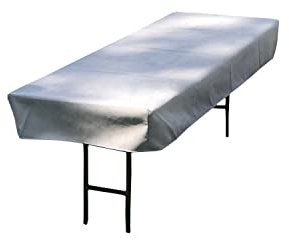 Husse für Bierbankgarnitur aus TeflonSilk (Tischdecke 220 x 80 cm, grau)