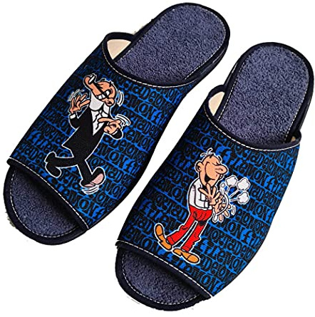 Rodevil Zapatillas casa hombre verano Mortadelo y Filemón - Licencia oficial - Garantía de calidad