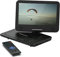 12” Portable DVD Player | Rechargeable DVD Player Portable with 10.5 inch HD Swivel and Flip Screen | Mains or Car Powered, Region Free, Anti-Shock Protect, Remote Control | Oakcastle DVD120