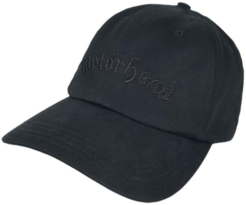 Motörhead Logo Männer Cap schwarz 100% Baumwolle Band-Merch, Bands, Geschenke