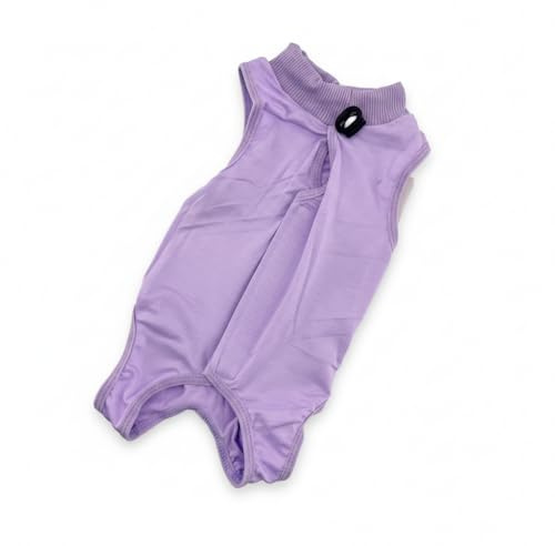 Cateye Cat Post Surgery Recovery Suit, Breathable Cat Bodysuit with Modal Fiber, Adjustable Elastic Neckline, Protective Pet Bodysuit for Skin Diseases, Scratching