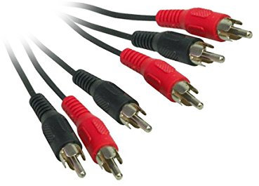 Video-Audio-Verbindung 3 x Cinch St. / 3 x Cinch St. Länge: 2m, Good Connections®