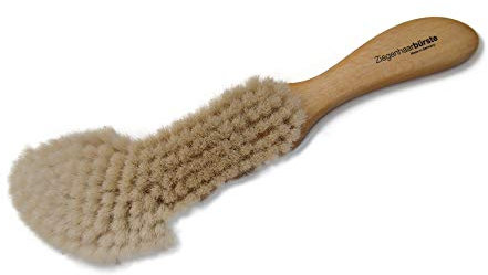 Schulz - Für den Menschen & Sein Haus! - Große Staubbürste S-Form- Ziegenhaar - Buche