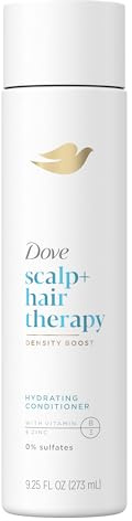 Dove Scalp + Hair Therapy Hydrating Conditioner, 9.25 FL OZ (273 mL), Sulfate Free, Vegan, Moisturizing, for Dry Hair