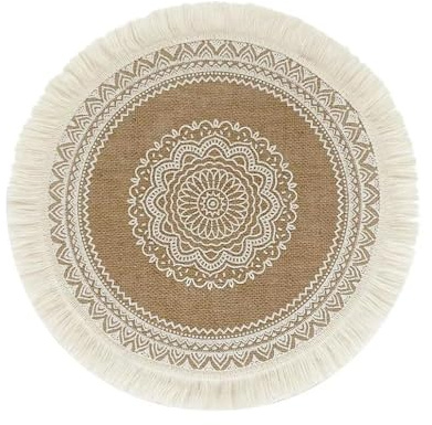 LEONFFS Coasters Coaster Photo Props Home Linen Cloth Art Bowl Mat Table Placemat Mantel Individual Kitchen Gadget 3 Pieces-write