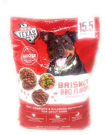 HEB H‑E‑B Texas Pets Brisket BBQ Flavor Dry Dog Food 15.5lb - 1 Bag