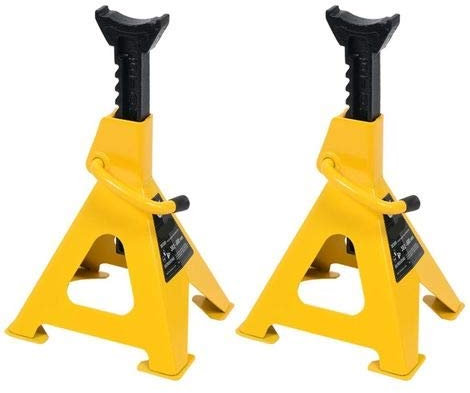 Cavalletti/Jack Stand Professionali 2 pz per Auto/autoveicoli 3T/3000kg ***** Attualmente Disponibili Solo di Colore Rosso/Red *****