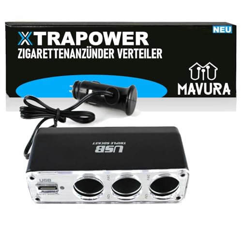 XTRAPOWER - Distributore accendisigari per auto, 12 V/24 V