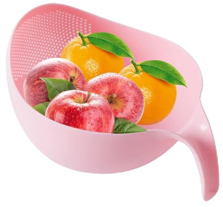 Ciotola Per Colino Per Riso - Cestino Per Verdure Con Supporto Ergonomico, Colino Da Cucina Multifunzionale | Scolariso Con Base Inclinata Con Filtro Laterale, Scodella Per Riso Per Carote, Riso, Fagi