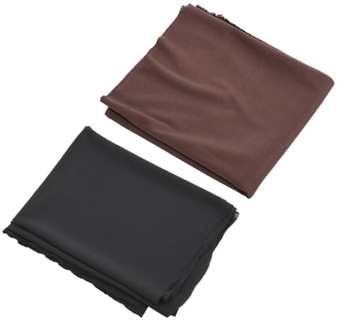 1,7 m x 0,5 m högtalargrillduk – professionellt akustiskt nättyg för gör-det-själv-högtalarskydd – dammtät och ljudtransparent svart stereo grillduk (kraftig polyester) (brun)