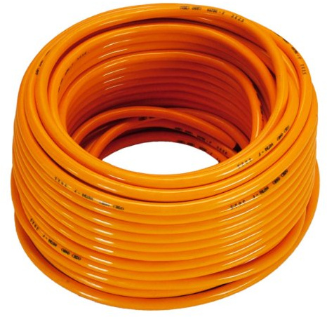 as - Schwabe Baustellenkabel, 50 m extrem-robustes Kabel H07BQ-F 3G2,5, Baustellenleitung, Verlängerungskabel beide Seiten glatt abgeschnitten, IP44, Orange, 59441