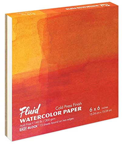 Fluid Watercolor Cold Press EZ-Block 6X6