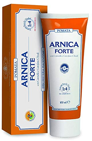 Erboristeria Magentina Arnica Forte Pomata, dolori articolari, contusioni, lividi, cervicale, disturbi muscolari, strappi - 100 ml