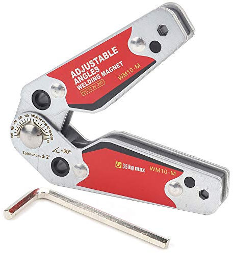 Schweißmagnete, Schweißhalter, Einstellbare Winkel (20 ° -200 °) Schweißmagnet Magnetischer Schweißhalter Zubehör für Schweißwerkzeuge, Elektrodenhalter