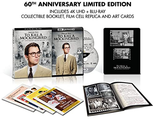To Kill A Mockingbird [60th Anniversary Limited Edition] [4K Ultra HD] [1962] [Blu-ray] [2022] [Region Free]