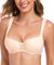 Lemorosy Women's Push Up Balconette Bra Demi Half Cup Lightly Padded Underwired Lace Bralatte(Nude,38B)
