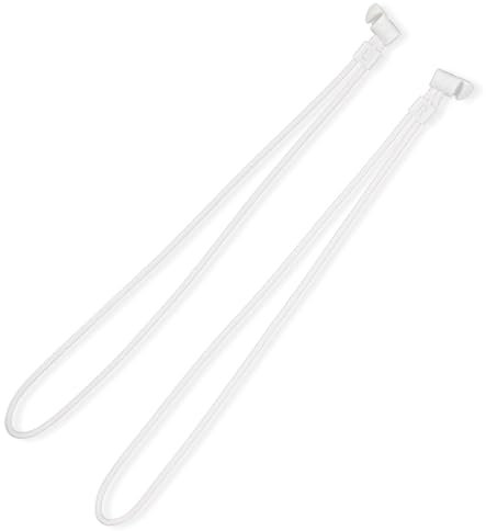 Gosknor 2 Stück Handschlaufen, Weiß Ersatz-Handgelenkgurte Verstellbar Handschlaufen Einfache Befestigung Handgelenkbänder für Oculus Controller