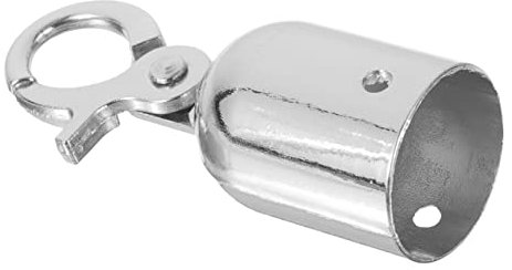 PRETYZOOM Bouchon Extrémité De Cordon Acier Inoxydable Connecteur De Corde Avec Crochet Butée Extrémité De Corde Pour Garde-corps Et Rambardes